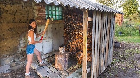 Firewood Storage Extension is Filling up already!