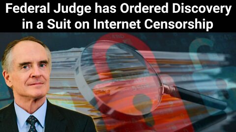 Jared Taylor || Federal Judge has Ordered Discovery in a Suit on Internet Censorship