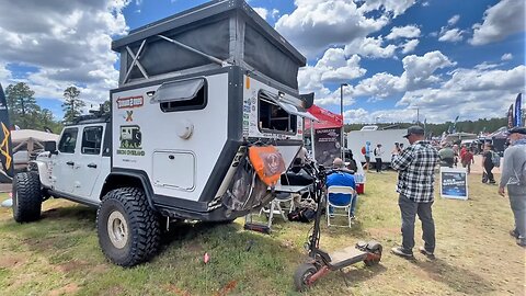 Driving My Jeep Truck Camper to Overland Expo West & Frozen Treats in the Setpower Dual Zone Fridge