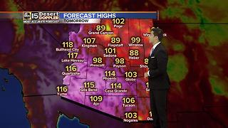 Heat streak continues through Sunday