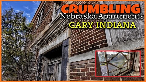 CRUMBLING Nebraska Apartments 4th Ave. Gary Indiana