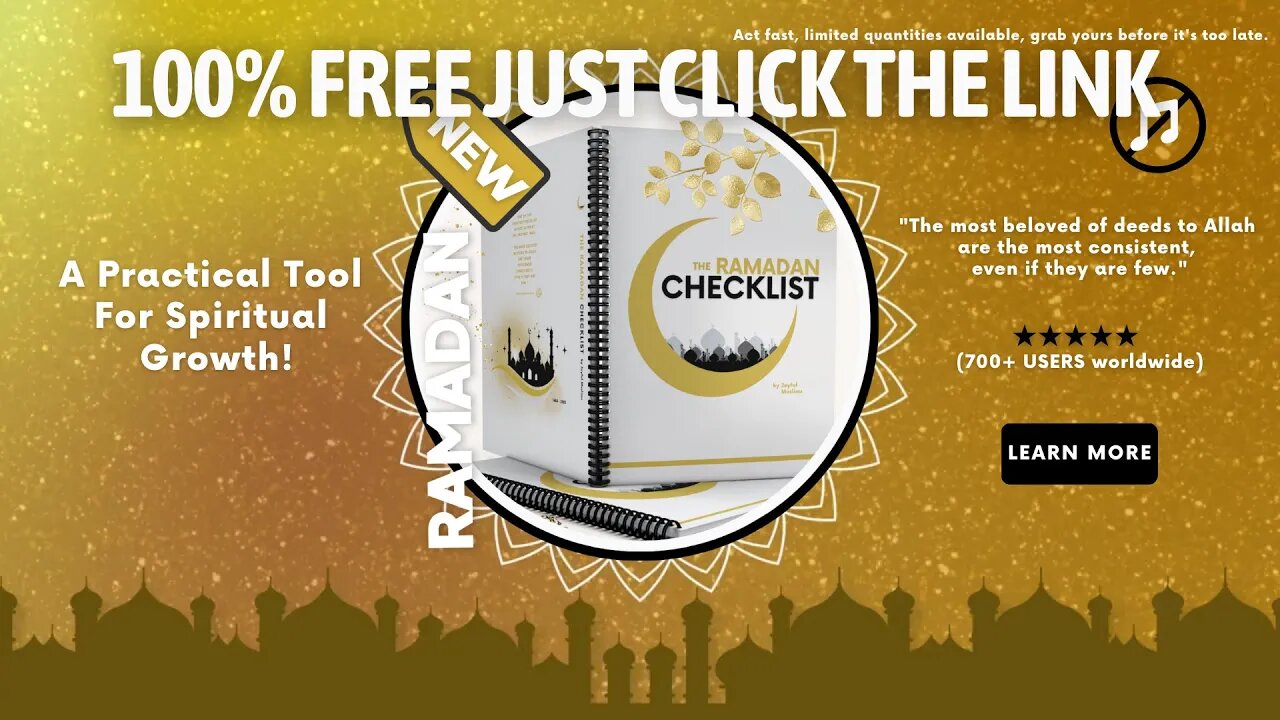 Rumble Checklist All-New Ramadan Checklist 2.0 for FREE!