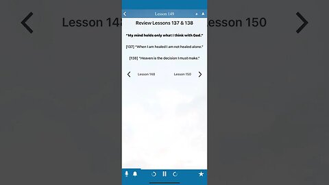 Lesson 149 A Course in Miracles Review 4 Lesson 137 & 138 #acim #acourseinmiracles