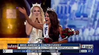 Miss America says she was bullied