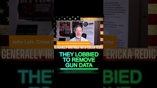 They lobby the government to alter the gun data in their favor....