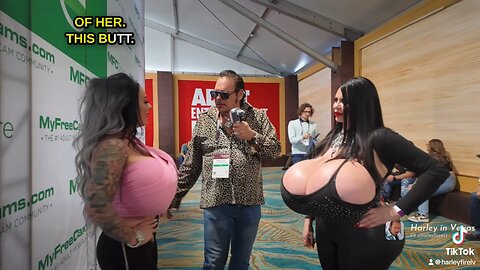 Adult Stars 52 lb Boobs AVN Adult expo Las Vegas