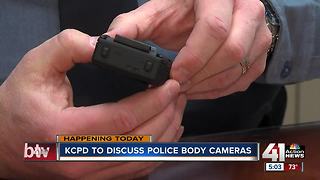 KCPD to provide update on body cam research