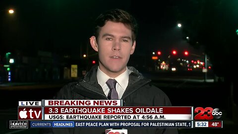 3.3 magnitude earthquake hits Oildale