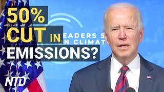 Biden Pledges 50% Cut in Greenhouse Gases; Democrats Demand Barrett Recuse Herself from Case | NTD