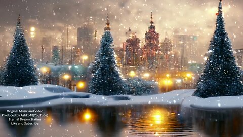 Christmas Themed Music, Snow City, Christmas Tree, Calming, Mediation, Healing, Christmas Ambience