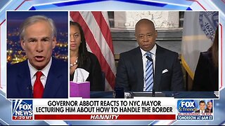 Gov Abbott Calls Out NYC Mayor Adams