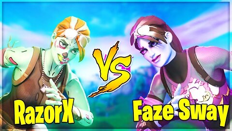 Fortnite Chapter 2 : Who's actually Better RazorX vs Faze Sway?