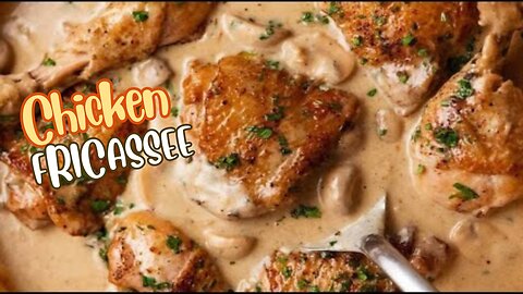 Chicken Fricassee- quick French Chicken Stew