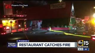 Firefighters knock down fire at Phoenix Julioberto's