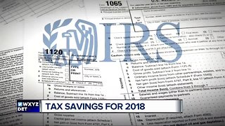 Tax savings for 2018