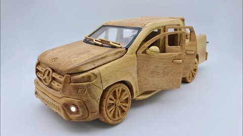 See The Carpenter Making The Ultimate Mercedes Benz-X-Class - The art of woodworking