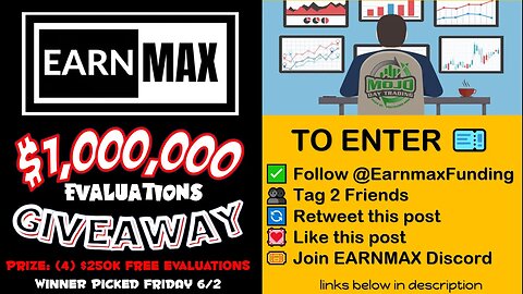 $1,000,000 Evaluation Account Giveaway