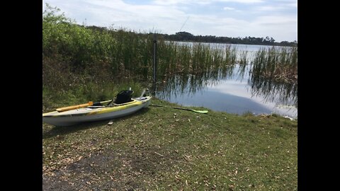 Kayak Fly Fishing Review Of Lake Deer in Polk County, Florida