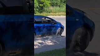 best toyota yaris burnout you will ever see