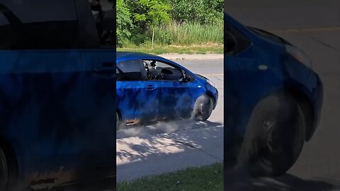 best toyota yaris burnout you will ever see