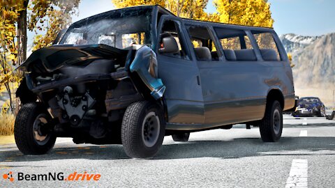 Fatal Overtaking Car Crashes #2 - BeamNG.drive | Realistic Crash Compilation - CrashCamTV