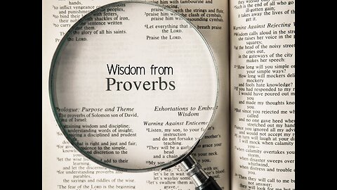 Wisdom From Proverbs