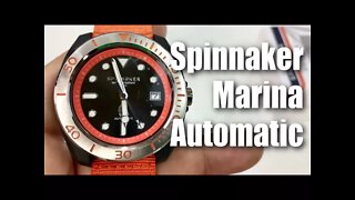 Spinnaker Marina SP-5054-03 Automatic Orange and Black Watch Review