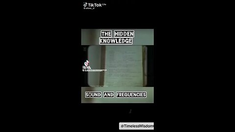 Hidden Knowledge-Sound and Frequencies