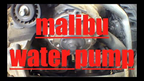 EASY FOLLOW Replacement water pump drive belt tensioner Chevy Malibu √ Fix it Angel