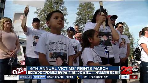 Families still hopeful at Crime Victims' Rights March