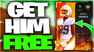 DO THIS NOW To Get A FREE 93 Overall Card in Madden 23 Ultimate Team | FREE Donald Parham Jr in MUT
