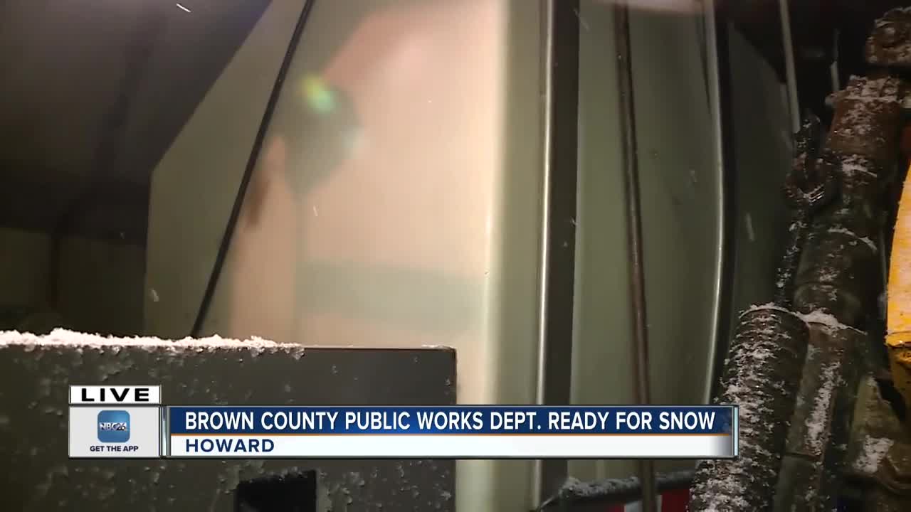 Brown County Public Works prepares for October winter weather