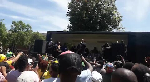 SOUTH AFRICA - Durban - Jacob Zuma addresses his supporters (Videos) (7Wq)