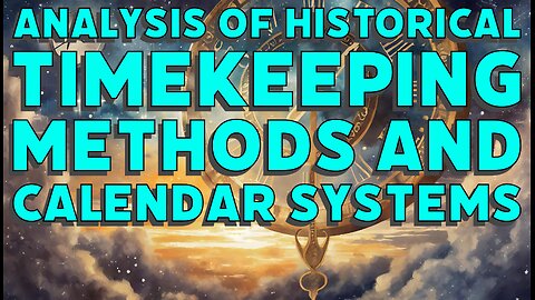 Analysis of Historical Timekeeping Methods and Calendar Systems Presented by Patricia Haliday