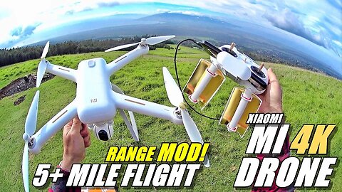 XIAOMI MI Drone 4K - Easy Range Mod & Range Test - 5+ Mile Flight!