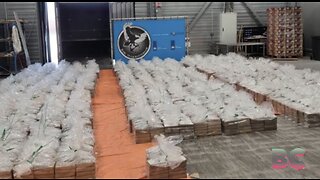 Record-breaking 17,600 pounds of cocaine seized in the Netherlands