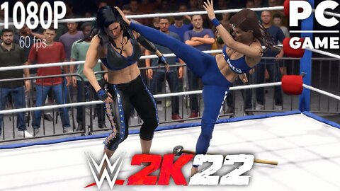 WWE 2K22 | GAL GADOT V GINA CARANO! | Requested Extreme Rules Match [60 FPS PC]