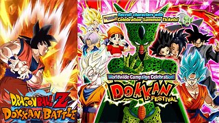 DBZ Dokkan Battle: Worldwide Campaign Celebration Dokkan Festival Banner Summons P2