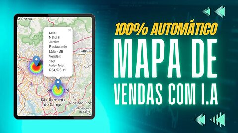 MAPA DE VENDAS Com Inteligência Artificial