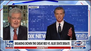 Newt Gingrich: Newsom Couldn't Debate The Issues