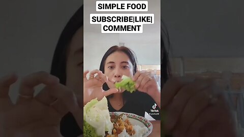 SIMPLE FOOD | MUKBANG | ASMR #viralvideo #mukbang #youtubevideo #asmreating #asmr #greenvegetables