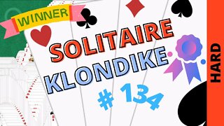 Microsoft Solitaire Collection - Klondike - HARD Level - # 134