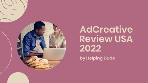#adcreative #ai #review #helpingdude AdCreative Review USA 2022