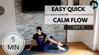 Day 5 - Easy Quick calm flow / NEW HABITS YOGA/ DAISYYOGA