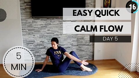 Day 5 - Easy Quick calm flow / NEW HABITS YOGA/ DAISYYOGA