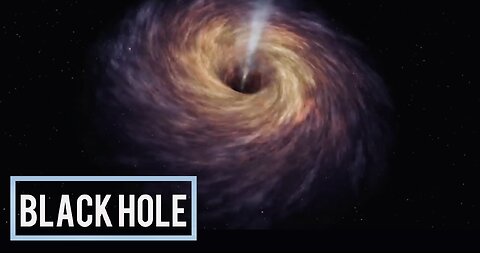 (BLACK HOLE) pattern in Space .