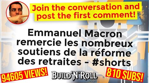 Emmanuel Macron remercie les nombreux soutiens de la réforme des retraites - #shorts