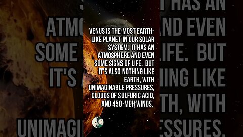 Secrets of the Cosmos: Venus Facts You May Not Have Known #fyp #shorts