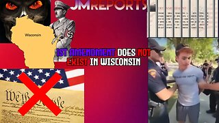 Wisconsin cops ARREST man for PREACHING the bible & let criminals go VIOLATION of the 1st amendment