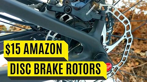 $15 Amazon Rotors - Catazer Ultralight 160mm 6-Bolt Disc Brake Rotors Review and Actual Weight